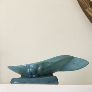 Roseville candle holder